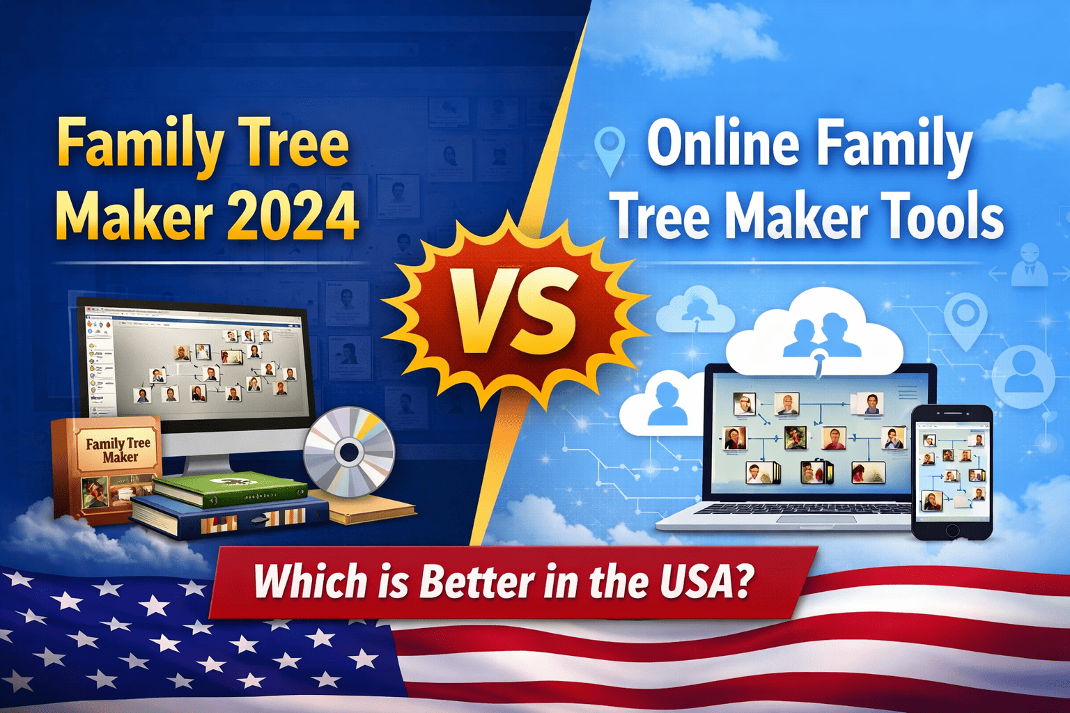 Is Family Tree Maker 2024 Better Than Online Family Tree Maker Tools in the USA?