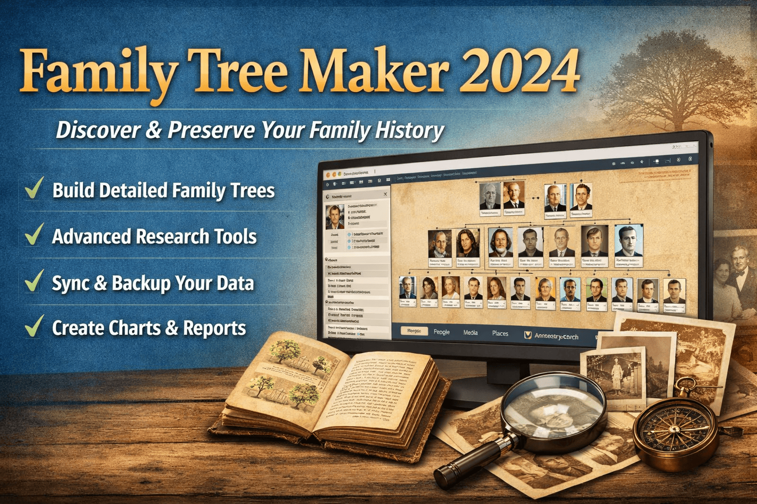 Family Tree Maker 2024 vs Ancestry Tree Builder: Which Genealogy Tool Is Better for U.S. Researchers?